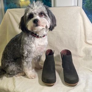 Dansko Maria Clog Bootie Good Condition Size 38 Fatigue Green